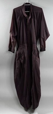 Athleta × Alicia Keys Open Back Utility Jumpsuit Size 22 Smoked Almond Parachute