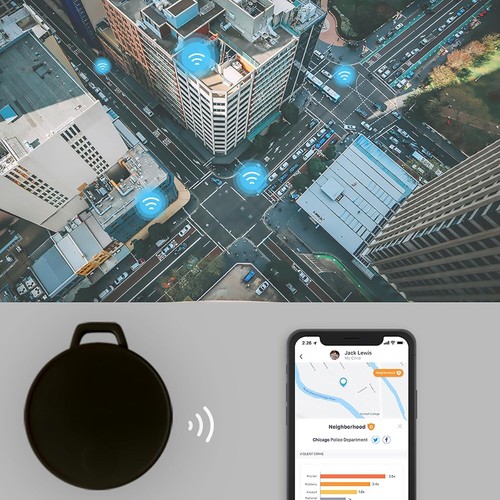ST21 Keys Finder, Bluetooth Tracker and Item Locator for Keys, Bags, Black - Picture 3 of 9