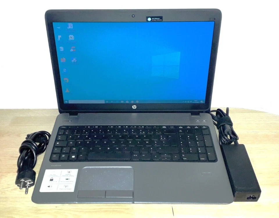 PC PORTABLE HP PROBOOK 455 G1 AMD N°2 @ 15,6" WINDOWS10 SUITE OFFICE  CHARGEUR - Photo 2/4
