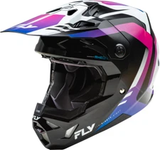 FLY RACING 73-0039YL Youth Formula CP Krypton Helmet - White/Black/Purple