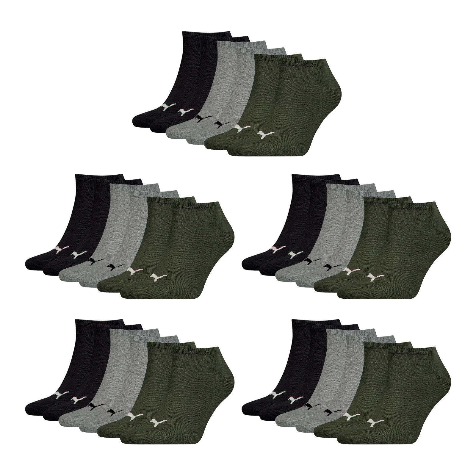 15 Пар Унисекс-кроссовок PUMA Sportsocken Kurzsocken Socken 7690₽