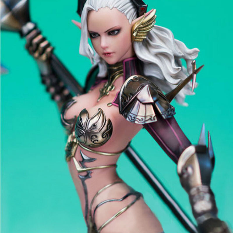 Unassembled 1/6 Scale TERA Castanic Unpainted Figure Resin Model