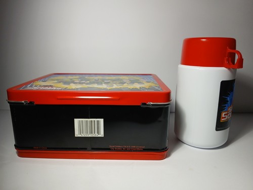 New 1998 Vintage Small Soldiers Metal Lunchbox with Thermos Complete Movie Promo - Picture 9 of 24