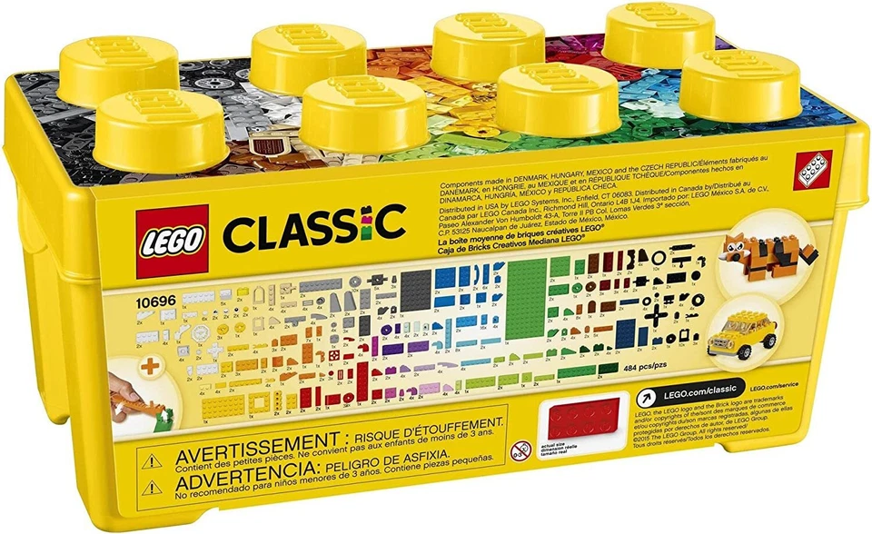 LEGO Classic Yellow Idea Box Plus 10696 Toy Block Jewel Craft Boys 4-99 yea - Image 2 of 4