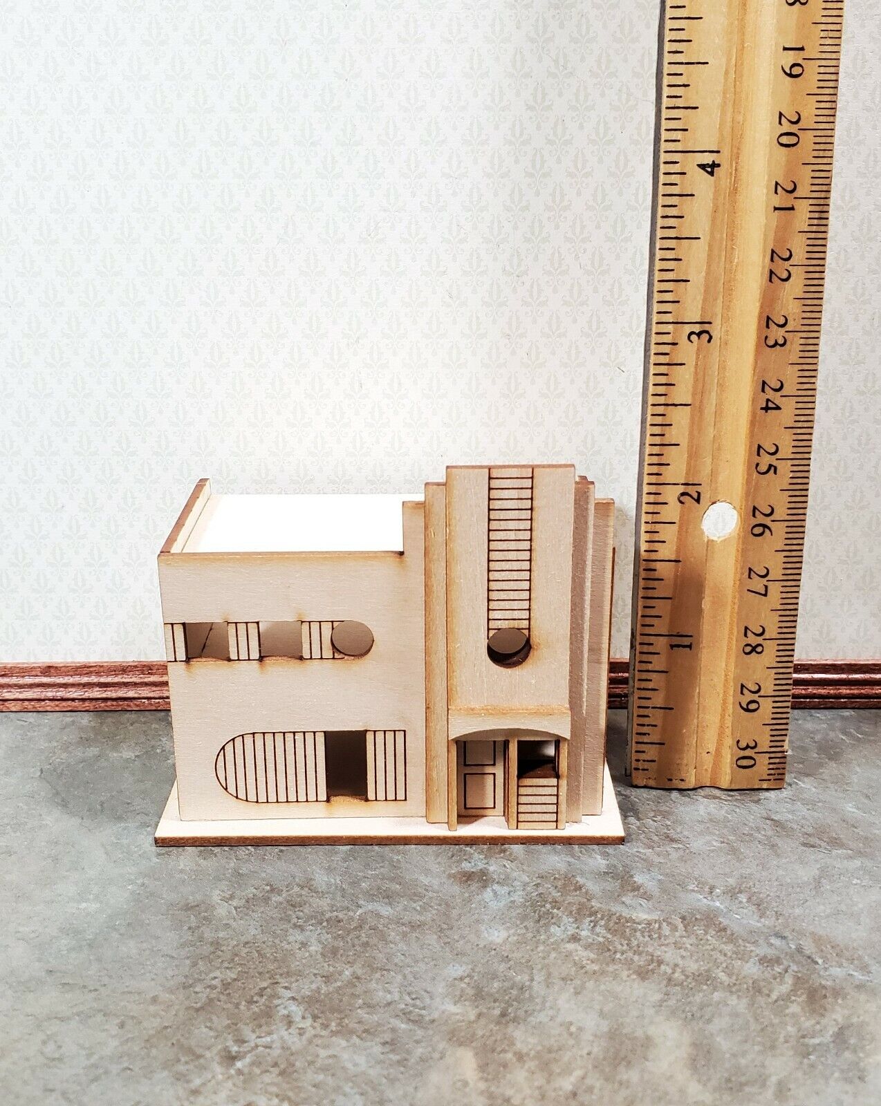 Dollhouse Miniature 1:144 Scale KIT House Art Deco Style With -   Portugal