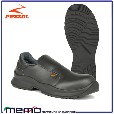 Scarpe Antinfortunistiche Senza Lacci Unisex - Mocassino Da Lavoro In Microfibra Made In Italy Per Sanitaria E Ristorazione - Foto 8