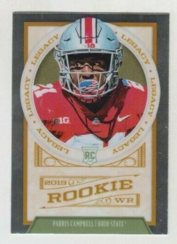 Parris Campbell 2019 PANINI LEGACY CHROME ROOKIE CARD #190 INDIANAPOLIS COLTS - Picture 1 of 1