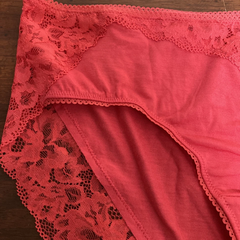 Bragas hipster de encaje coral SOMA TALLA XL segunda piel sensual Foto 2 de 4