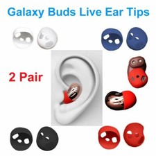 Silicone Case Cover Ear Tips for Samsung Galaxy Buds Live Earbuds 2 Pairs L R