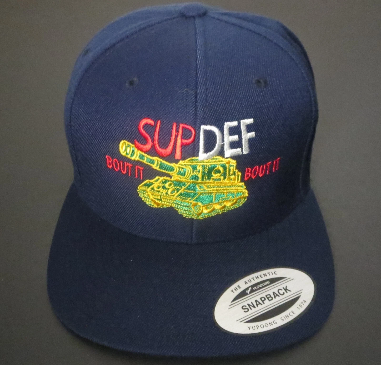 CHAPEAU SNAPBACK SUPERIOR DEFENSE BOUT IT TANK SUPDEF SUPREME NO LIMIT RECORDS
