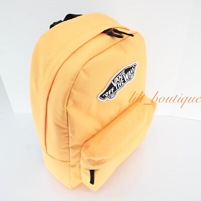 NWT Vans Realm Backpack School Bag Laptop VN0A3UI6CQZ Yolk Yellow