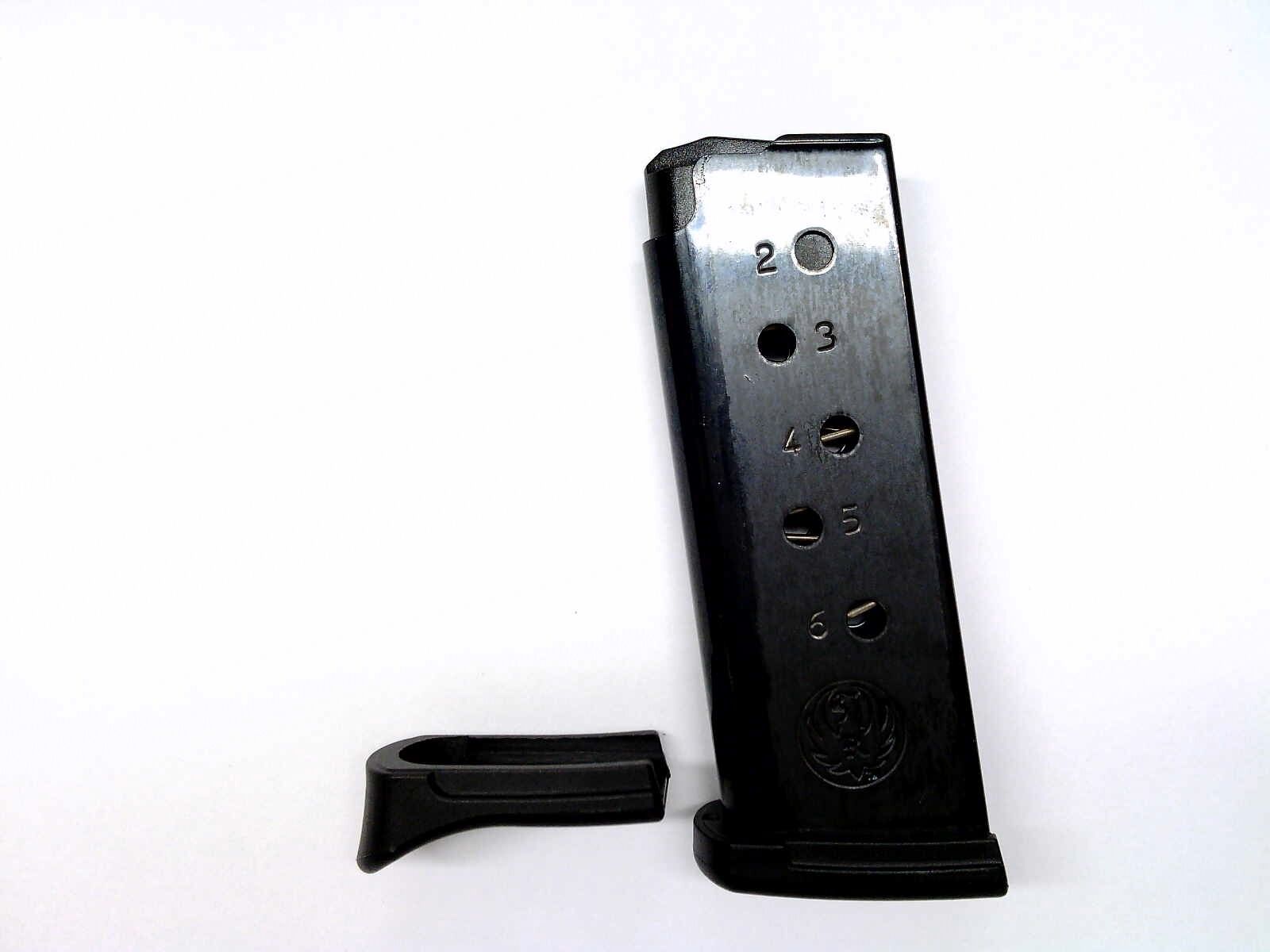 Factory Ruger LCP 380 6 Round Magazine Mag Clip with Finger Rest Stock 9033...