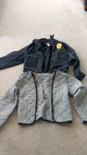 RMI Security Guard Bomber Jacket Size S-RG Black/ZIP OUT QUILTED LINER+ SHIRT - Picture 8 of 9