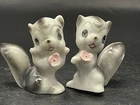 Mid century, ceramic, Skunk salt/ pepper shakers, Japan