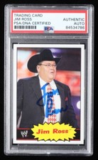 Jim Ross Signed 2012 Topps Heritage WWE #49 (PSA) - A
