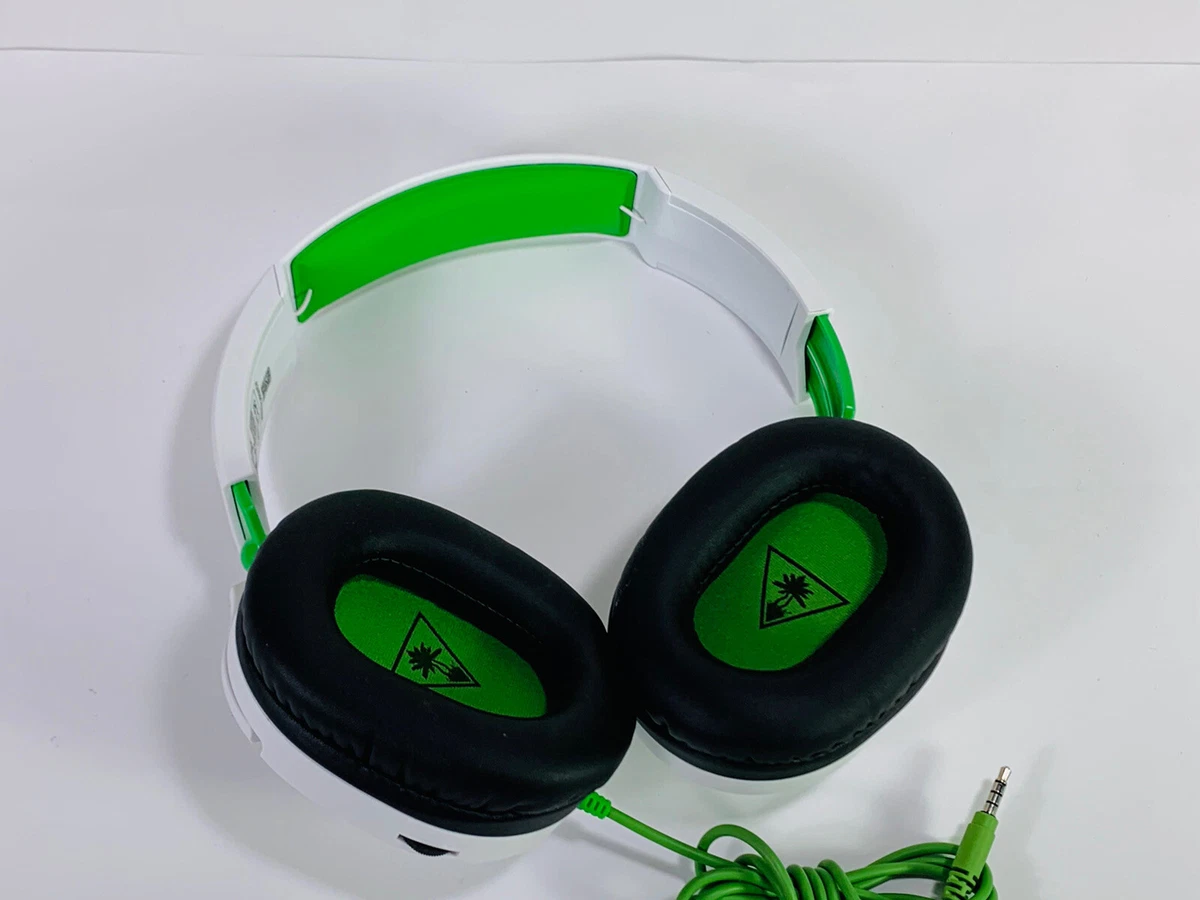 White Green Turtle Beach Atlas One 3.5mm Jack Wired Gaming