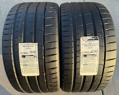 Set of TWO BRAND NEW 295/35ZR21 (107Y) Continental SportContact 7