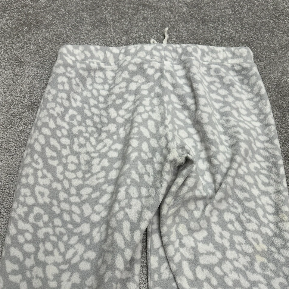 Pantalones de salón pijama Old Navy para mujer pequeños grises blancos tiro medio recto 31x29 Foto 4 de 4