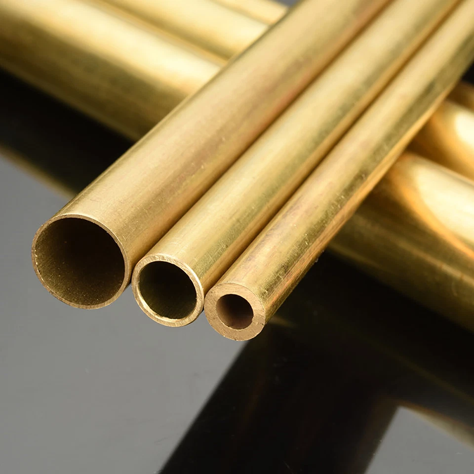 Messing Rohr Messingrohr Rundrohr Außen 2mm 3mm 4mm 5mm 6mm bis 80mm 200mm Länge - Bild 4 von 4