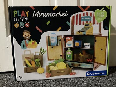 Clementoni 18550 Play CREATIVE MINI MARKET - RECYCELTE MATERIALIEN - Alter 4+ Neu in OVP