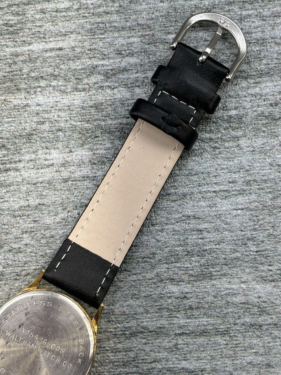 VTG Waltham Watch Co. XD8416-009 Gold Quartz Japan Y121A Wrist