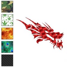Chinese Dragon Head, Vinyl Decal Sticker, 40 Patterns  3 Sizes, 1141