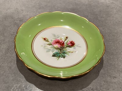 Trio Hammersley & Co Made in England Bone China Rosen Untertassen 14 cm Durchmesser