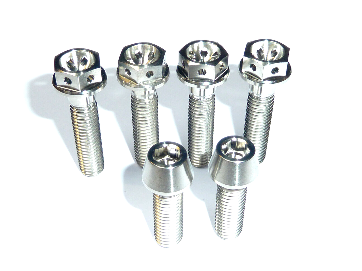 Suzuki HAYABUSA 2008-2011 Titanium TOP + BOTTOM YOKE CLAMP BOLTS