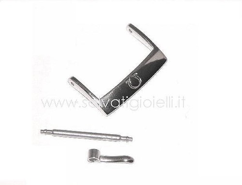 OMEGA steel buckle 18mm 94511802 boucle hebilla Dornschließe GENUINE *brand new - Foto 4 di 6