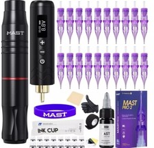 Mast Tour2 Tattoo Gun Kit - Gun, Battery, Ink, Needles, Etc.