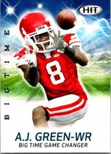 2011 Sage Hit Big Time Football Card #BT 19 A.J. Green 