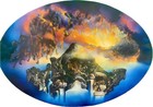 Jim  "Kirwan" Original Painting "Santuary Surrealistic 1979  " 34" x 48" — photo 1