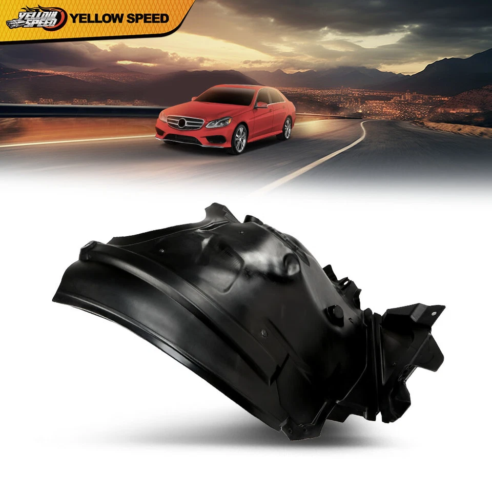 Forro de para-lama dianteiro esquerdo compatível com 2010-2016 Mercedes-Benz E250 E350 E400 E550 - Imagem 2 de 4