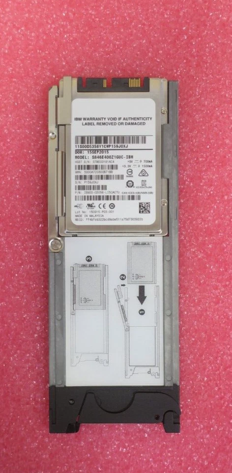 IBM 400GB Micro SAS 6Gb/s 1.8" SSD Solid State Drive Flash Drive 98Y6527 - Image 2 of 4
