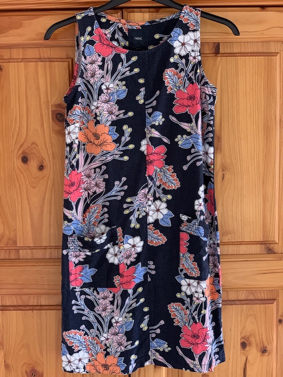 Women's Next Shift Dress Summer Sleeveless Linen blend Navy Blue Floral Uk 8 | eBay Women's Next Shift Dress Summer Sleeveless Linen blend Navy Blue Floral Uk 8 | eBay