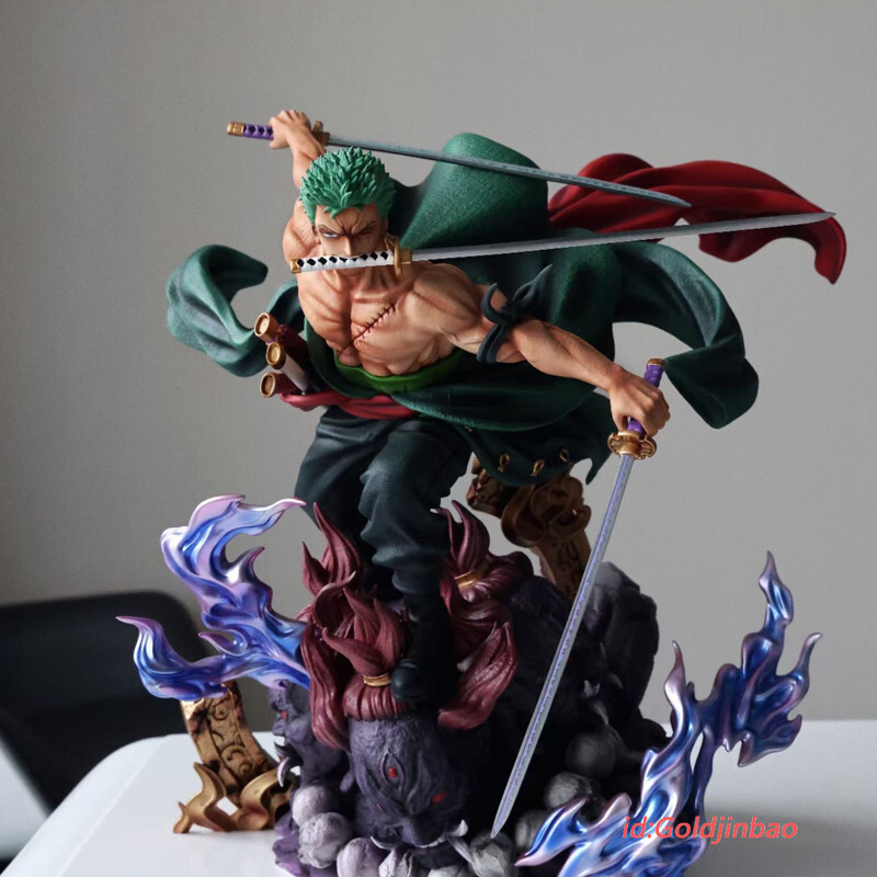 WIFI Studios One Piece Roronoa Zoro Resin Model Painted Statue In 