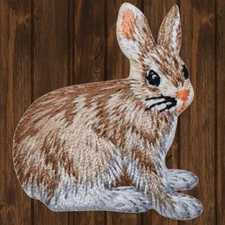Hare Embroidered Patch — Iron On