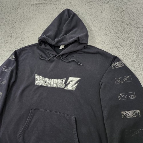 Uniqlo Hoodie Herren XXXL 3XL Schwarz Dragon Ball Z UT Anime Sweatshirt Pullover Logo