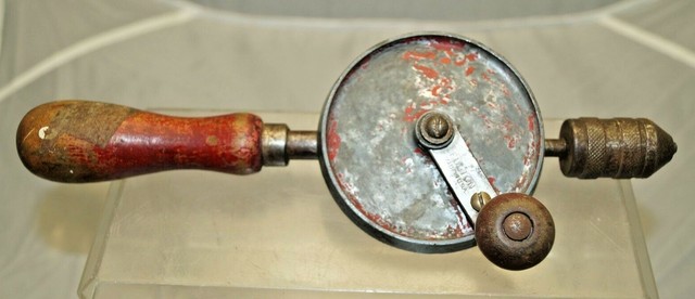 Vintage 1940s - 50s Era Fulton Hand Drill Woodworking Tool | eBay
