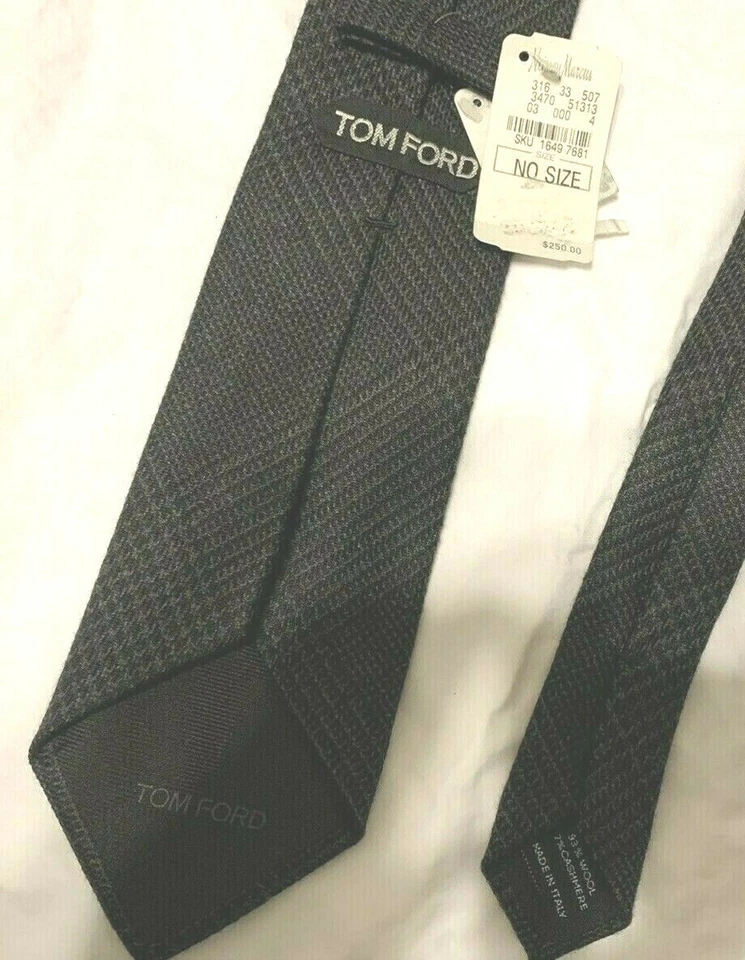 Tom Ford узор шерсти/кашемира галстук сделано в Италии - Изображение 2 из 4