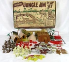 SCarce Rare 3706  VINTAGE 1950S MARX JUNGLE JIM PLAYSET Series 1000 DL