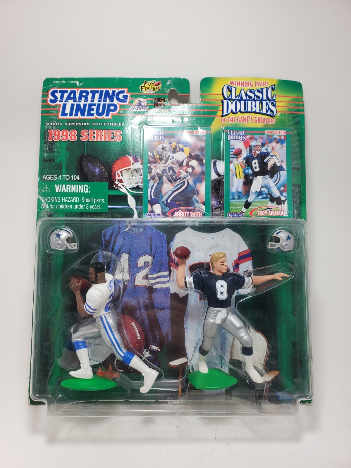 Kenner Starting Lineup Emmitt Smith Troy Aikman 1998 Series Classic Doubles