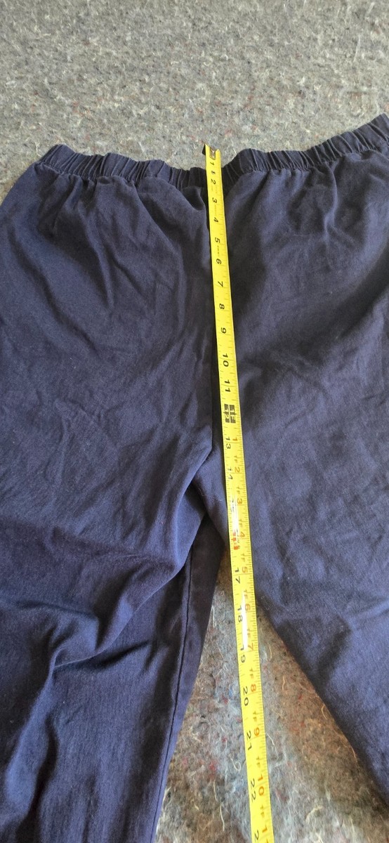 Vtg Liz and Me 0x blue capri pants View 6