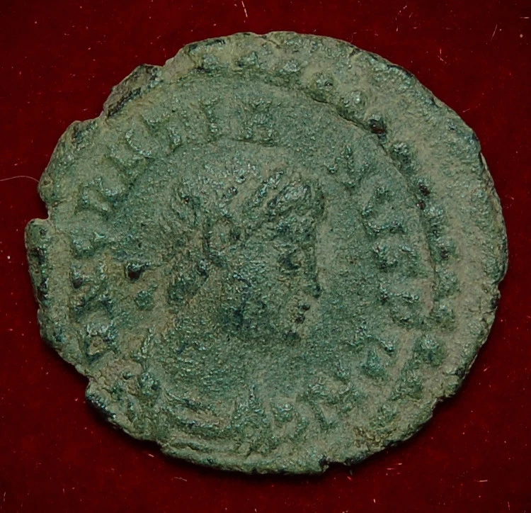 Moneda del Antiguo Imperio Romano VOTO GRATIS XX MVLT XXX ¡Hermosa moneda! Foto 3 de 4