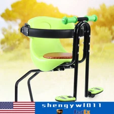 Baby Bike Seat Front Bicycle Seat Kids Safety Saddle Children Carrier + Handrail
