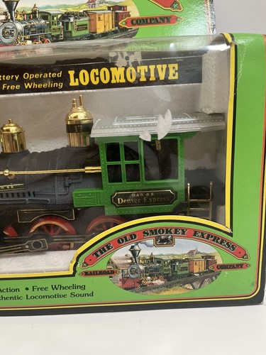 Vintage The Old Smokey Express Railroad Company Lokomotive. #2145. Open Box - Bild 4 von 13