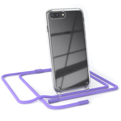 Handykette für Apple iPhone 8 Plus / 7 Plus Hülle Band verstellbar Cover Lila