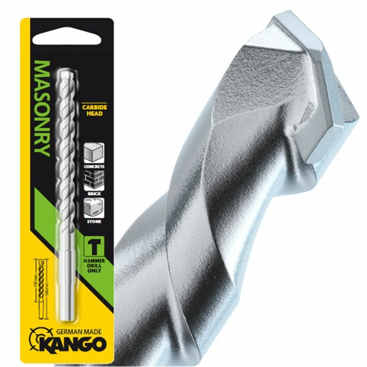Kango 4 x 85mm Straight Shank Masonry Bit eBay