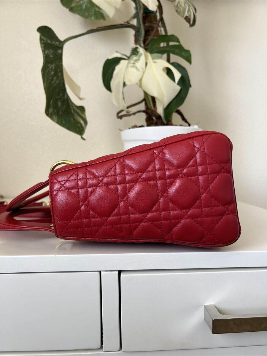 Christian Dior Lady Dior Bag Cannage Quilt Lambskin Medium Christian Dior Lady Dior Bag Cannage Quilt Lambskin Medium