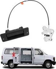 Ford Econoline Van Passenger Side Door Latch Assembly With Handle 1992-2009